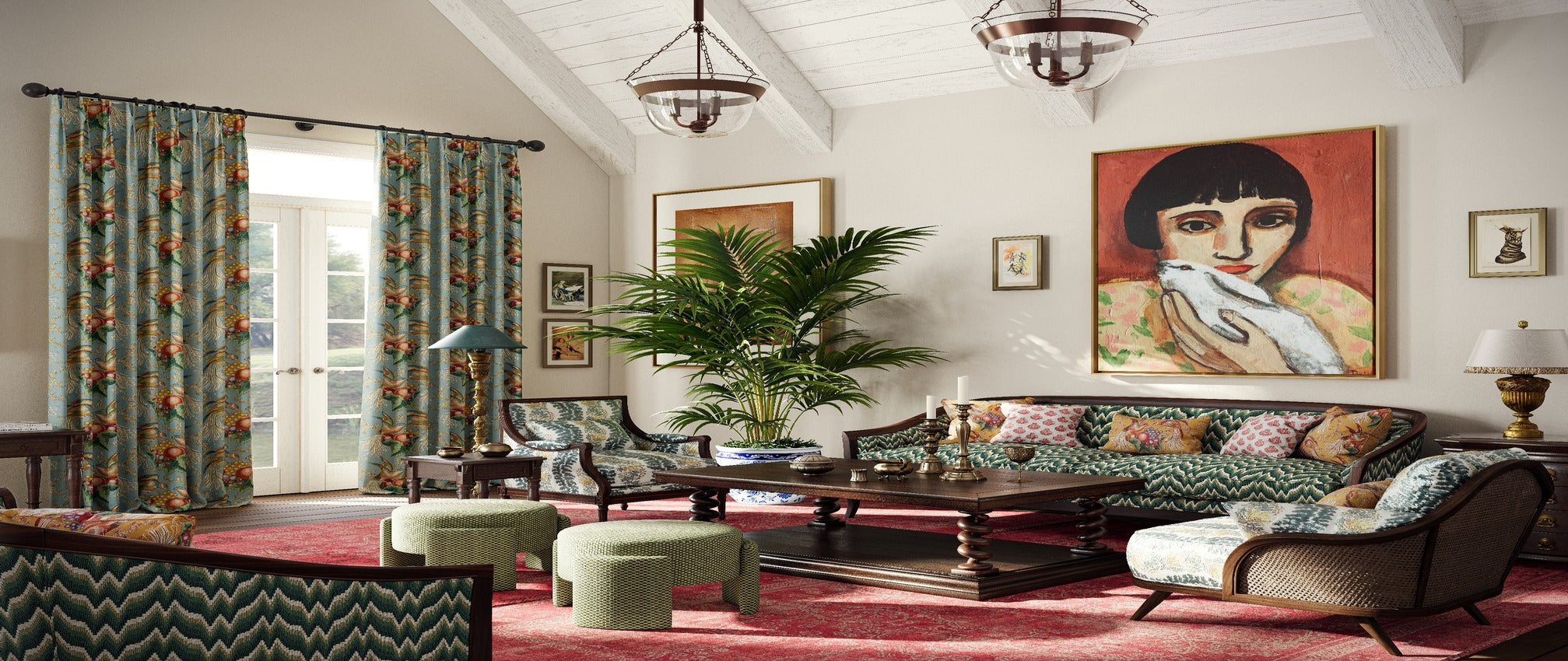 בדים לסלון / לספות