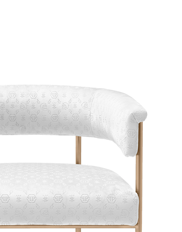 כיסא אוכל Monogram לבן כיסא אוכל Monogram לבן