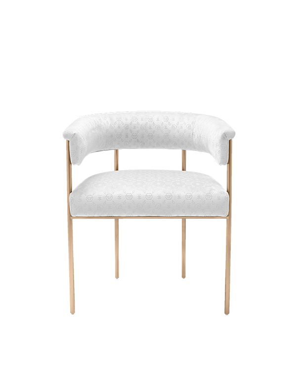 כיסא אוכל Monogram לבן כיסא אוכל Monogram לבן