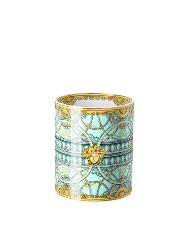 אגרטל פורצלן טורקיז זהב - ורסא'צה אגרטל פורצלן טורקיז זהב - ורסא'צה