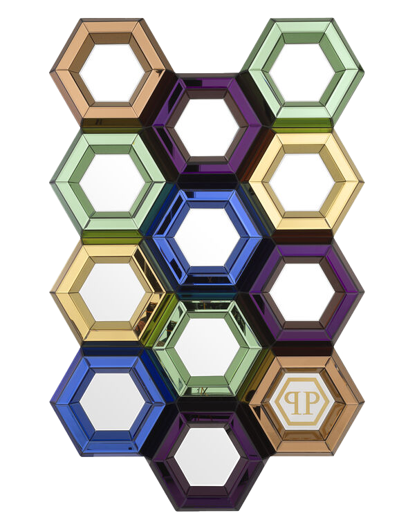 מראה צבעונית משושים מראה צבעונית משושים