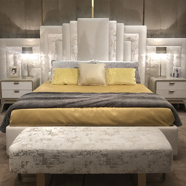 בד ג׳קארד מעוצב עם שכבות משי קטיפה - דגם לופט בד ג׳קארד מעוצב עם שכבות משי קטיפה - דגם לופט