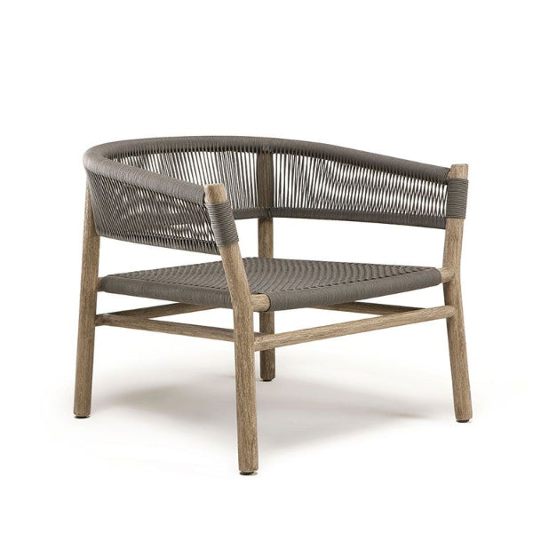#גימור_Pickled Teak + Round Rope Dark Grey #גימור_Pickled Teak + Round Rope Dark Grey