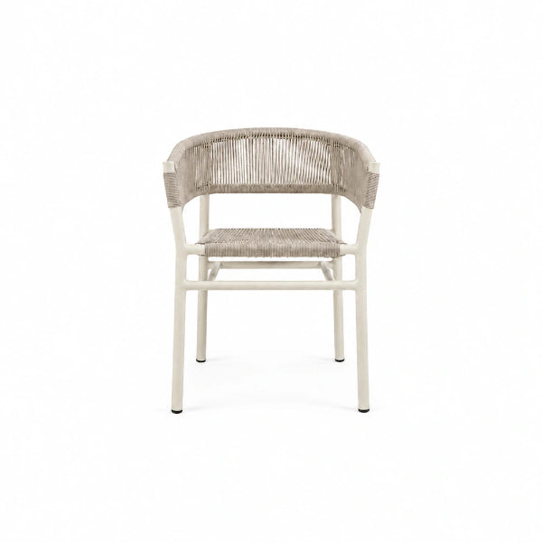 #גימור_Warmwhite Aluminium + Round Rope Light Grey #גימור_Warmwhite Aluminium + Round Rope Light Grey