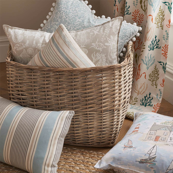 בד בהשראת חוף ים - דגם אקווריום בד בהשראת חוף ים - דגם אקווריום