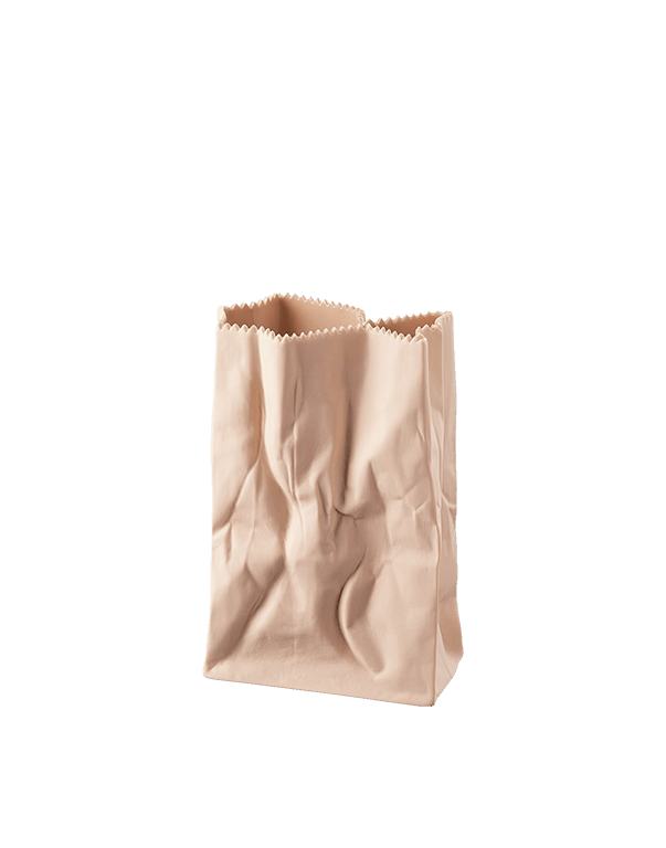 אגרטל ורוד בעיצוב שקית נייר רוזנטל - Rafael Eclat אגרטל ורוד בעיצוב שקית נייר רוזנטל - Rafael Eclat