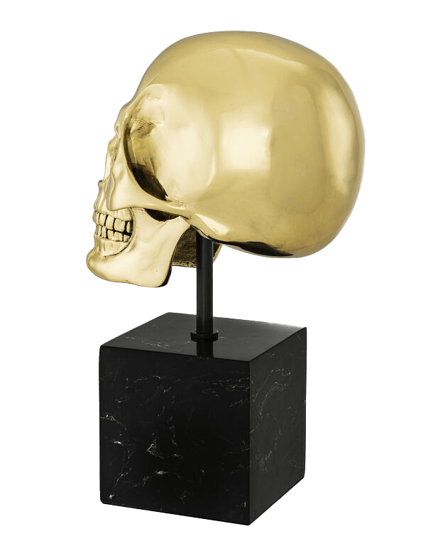 גולגולת מוזהבת דקורטיבית - Rafael Eclat גולגולת מוזהבת דקורטיבית - Rafael Eclat