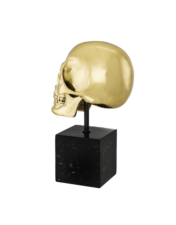 גולגולת מוזהבת דקורטיבית S - Rafael Eclat גולגולת מוזהבת דקורטיבית S - Rafael Eclat