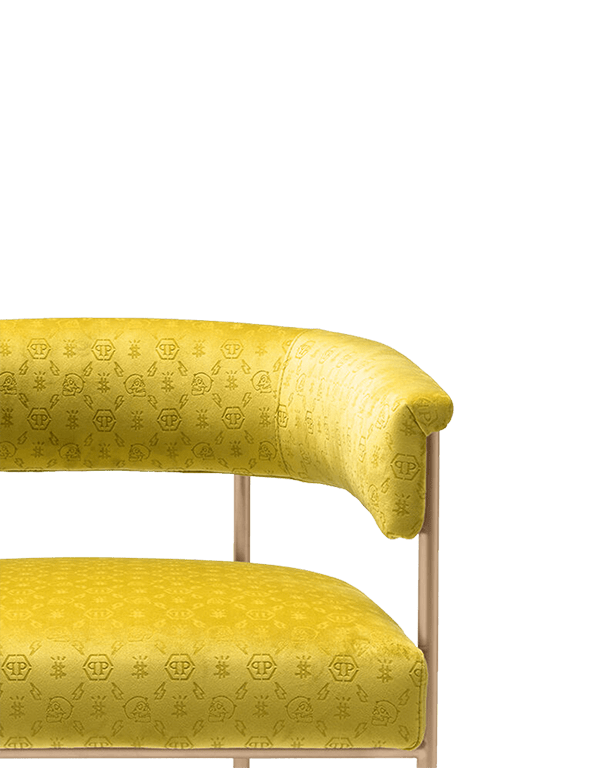 כיסא אוכל Monogram צהוב - RafaelEc כיסא אוכל Monogram צהוב - RafaelEc