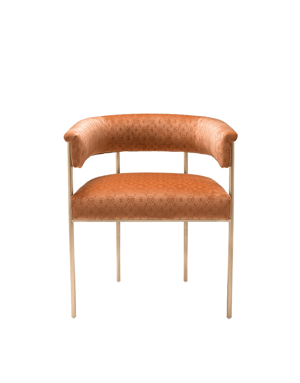 כיסא אוכל Monogram כתום - RafaelEc כיסא אוכל Monogram כתום - RafaelEc