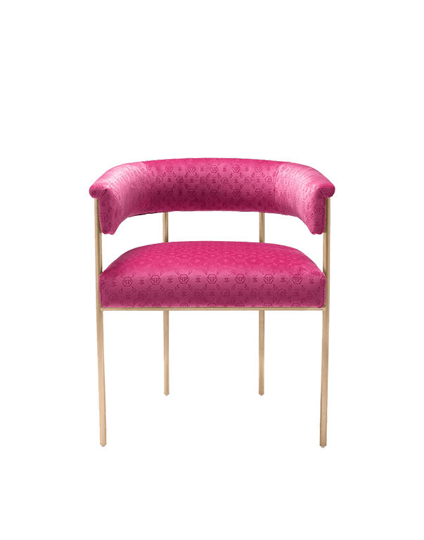 כיסא אוכל Monogram ורוד - RafaelEc כיסא אוכל Monogram ורוד - RafaelEc