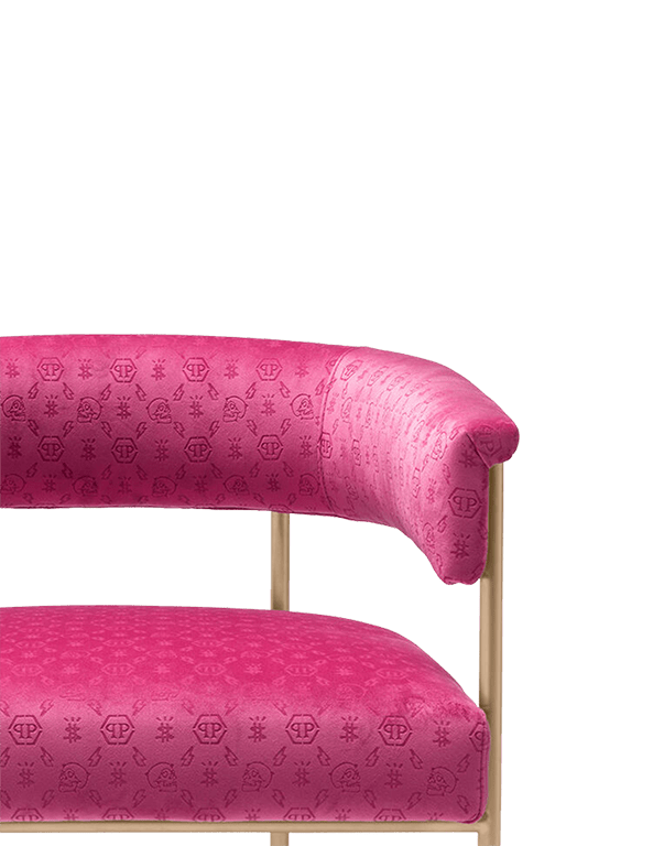 כיסא אוכל Monogram ורוד - RafaelEc כיסא אוכל Monogram ורוד - RafaelEc