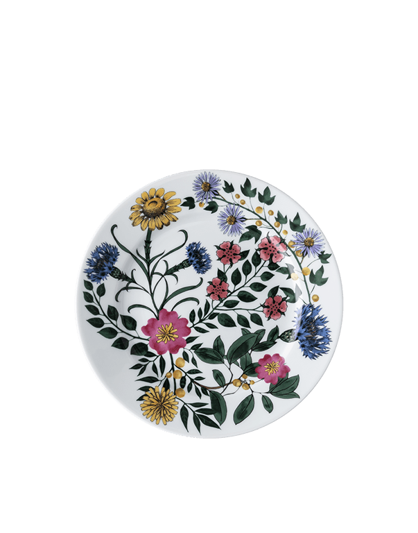 צלחת אוכל פרחונית גן הקסם מבית רוזנטל - רפאל אקלה