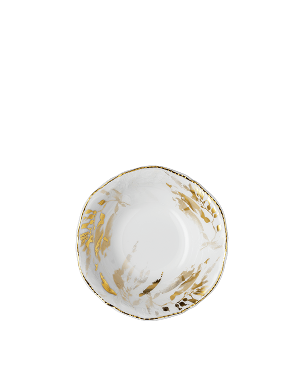 צלחת מרק יוקרתית עלי זהב מבית רוזנטל - רפאל אקלה צלחת מרק יוקרתית עלי זהב מבית רוזנטל - רפאל אקלה