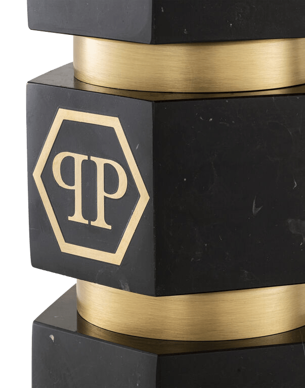 מנורת רצפה משושה שיש שחור - Rafael Eclat מנורת רצפה משושה שיש שחור - Rafael Eclat