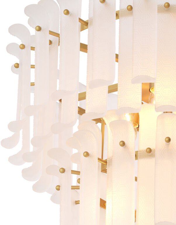 מנורת שנדליר רודאו דרייב זכוכית וזהב L - Rafael Eclat