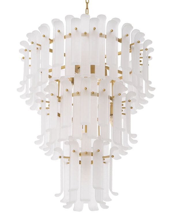 מנורת שנדליר רודאו דרייב זכוכית וזהב L - Rafael Eclat מנורת שנדליר רודאו דרייב זכוכית וזהב L - Rafael Eclat