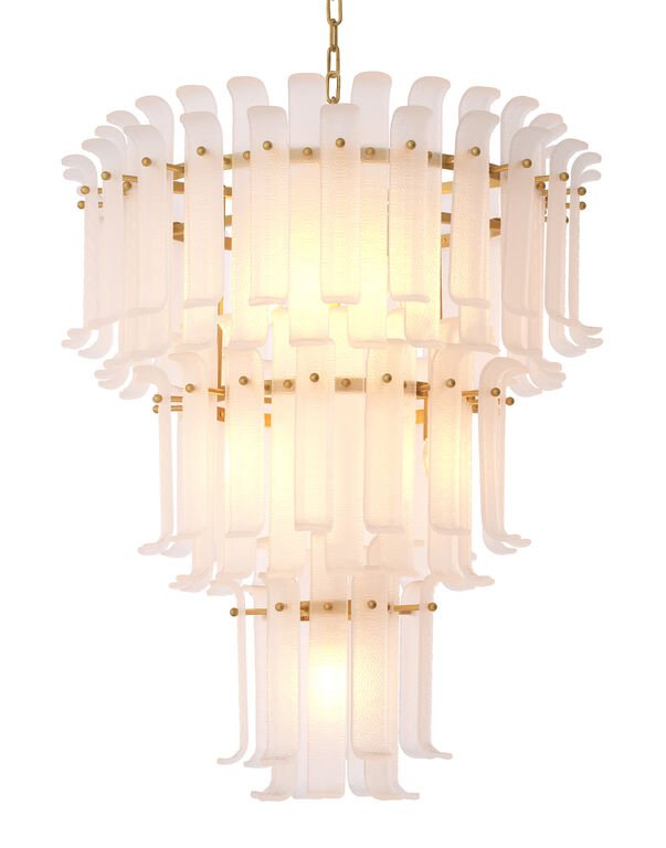 מנורת שנדליר רודאו דרייב זכוכית וזהב L - Rafael Eclat מנורת שנדליר רודאו דרייב זכוכית וזהב L - Rafael Eclat