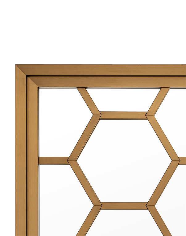 מראה מרובעת שלד זהב - RafaelEc מראה מרובעת שלד זהב - RafaelEc