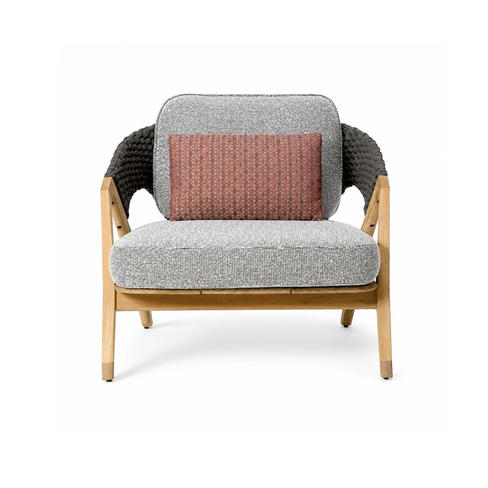 Knit by Ethimo - Cushion Lumbar Armchair 46x27