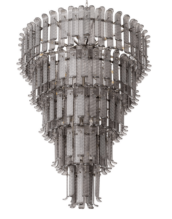מנורת שנדליר רודאו דרייב זכוכית מעושנת וזהב XXL - Rafael Eclat