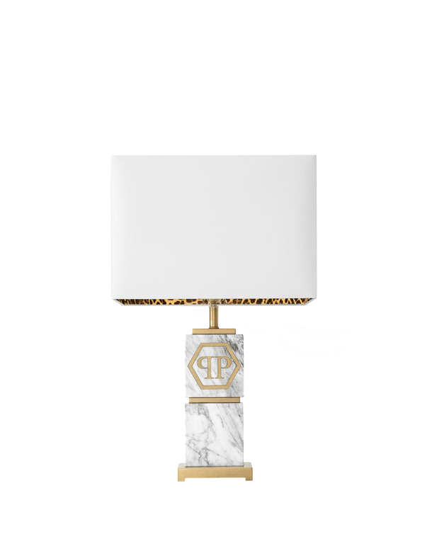 מנורת שולחן King שיש לבן - Rafael Eclat