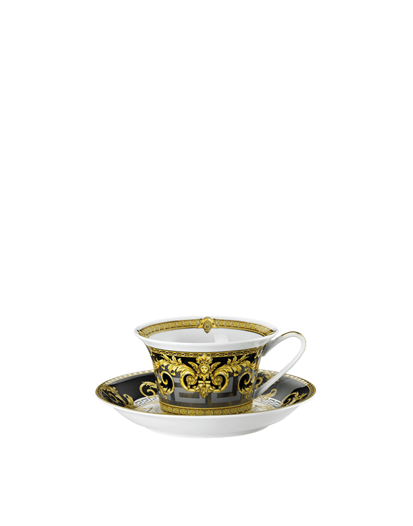 כוס תה עם צלוחית Versace גודל 220 מ"ל - RafaelEc